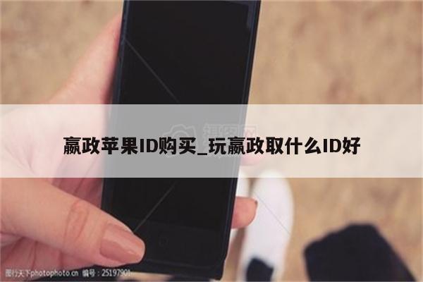 嬴政<strong>苹果id</strong>购买_玩嬴政取什么ID好
