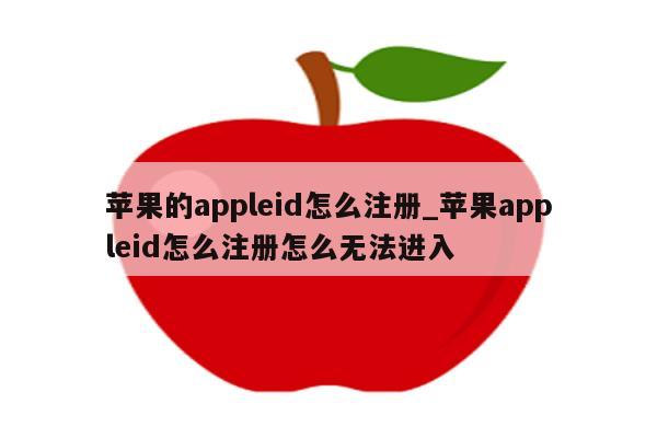 苹果的appleid怎么注册_<strong>苹果app</strong>leid怎么注册怎么无法进入