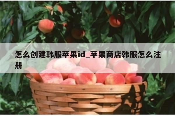 怎么创建韩服<strong>苹果id</strong>_苹果商店韩服怎么注册