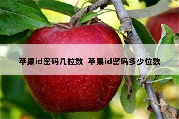 <strong>苹果id</strong>密码几位数_<strong>苹果id</strong>密码多少位数