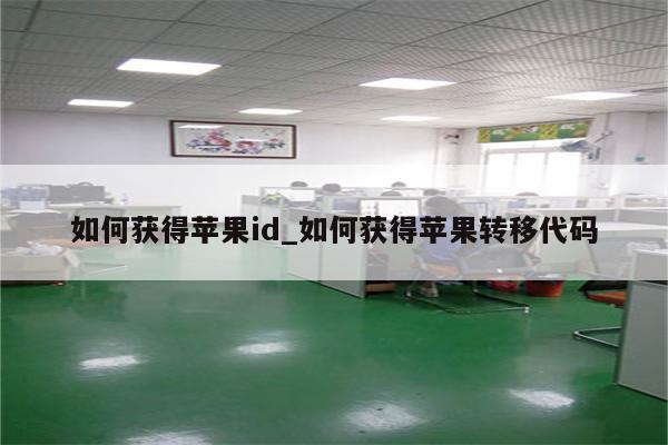 如何获得<strong>苹果id</strong>_如何获得苹果转移代码