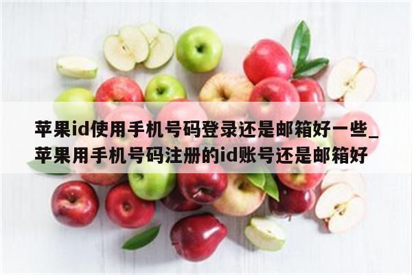 <strong>苹果id</strong>使用手机号码登录还是邮箱好一些_苹果用手机号码注册的id账号还是邮箱好