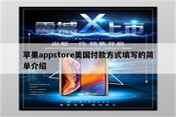 <strong>苹果app</strong>store美国付款方式填写的简单介绍